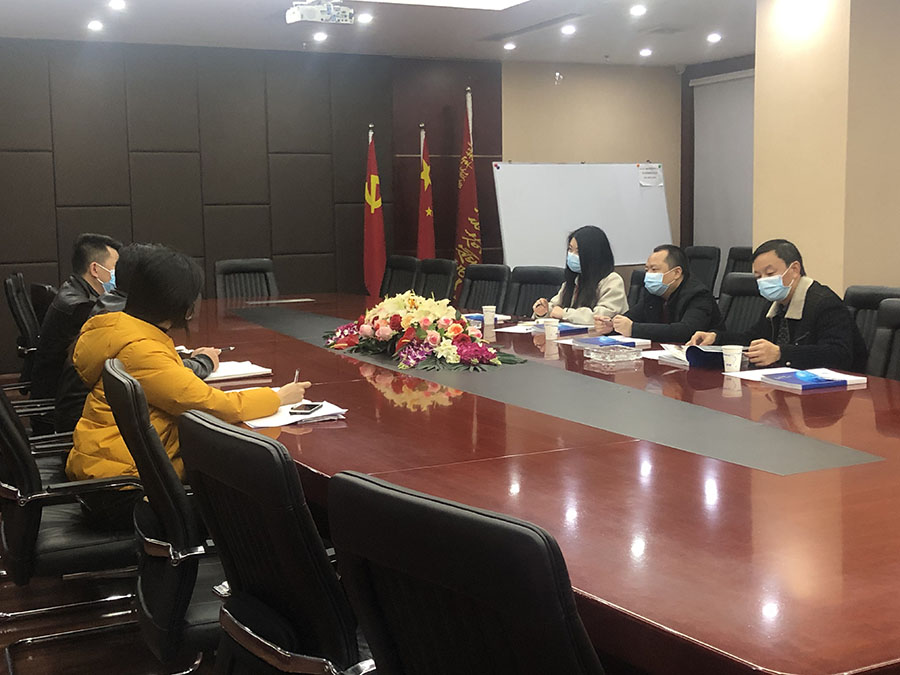 金牛区统战部领导亲临四川葡萄新京建设集团视察指导疫情防控和复工复产工作AA